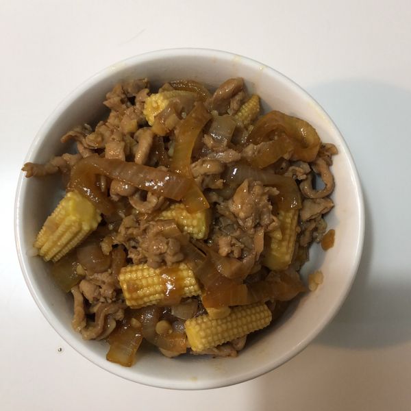 鐵板料理的熱門菜～黑胡椒洋蔥豬柳 : HANLIN一起做