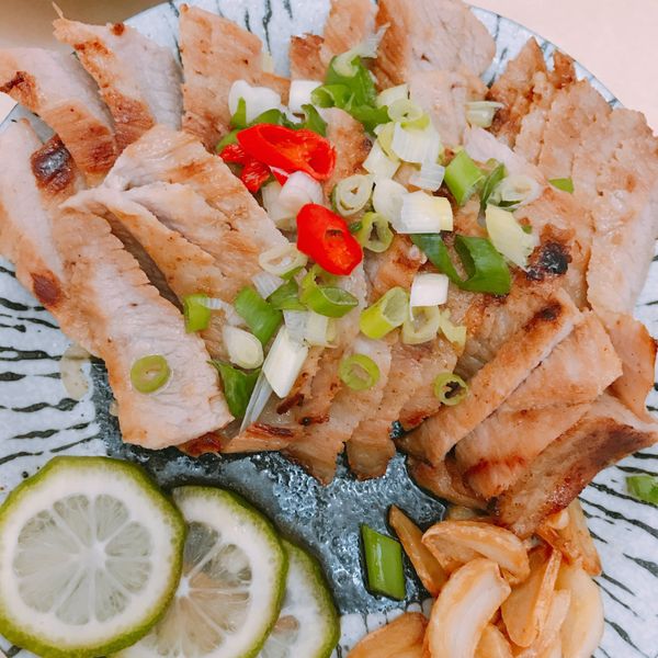 椒鹽松阪豬 : hui一起做