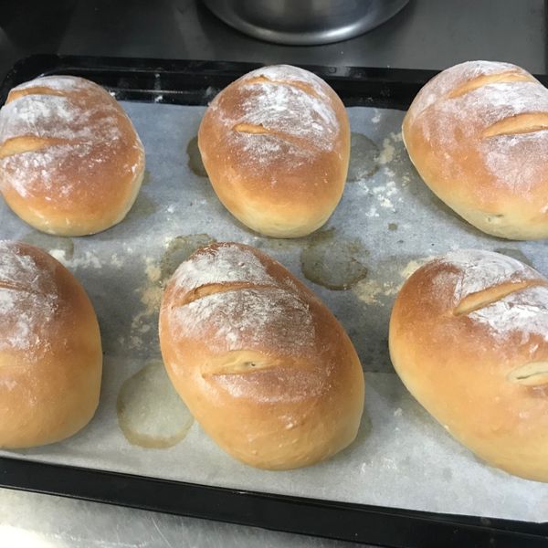 【肉桂打噴嚏】香軟法國圓麵包 : 邱小妹一起做