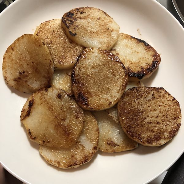 煎山藥【深夜食堂x鮮食家】 : 芙麻一起做