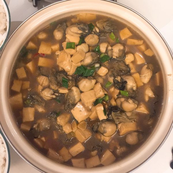 蔥燒鮮蚵豆腐 : Patty一起做