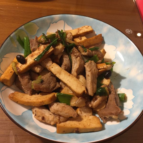 豆鼓肉絲香炒豆乾:Estrella Chueh 一起做