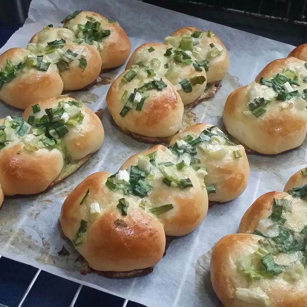 👩‍🍳古早味蔥麵包 : 郭鈺筠一起做