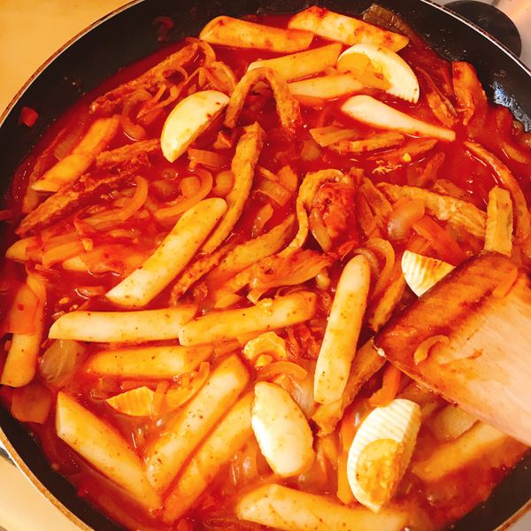 韓國泡菜炒年糕:Yi Chi Chu 一起做