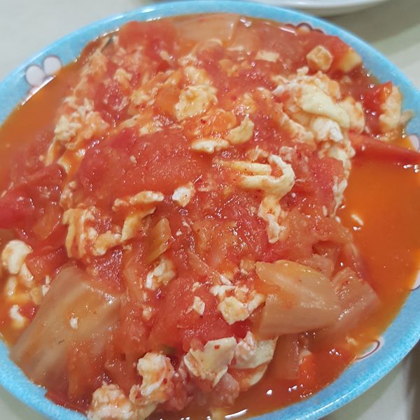 泡菜番茄炒蛋 ♥趣味番茄炒蛋 3 : 陳思諭一起做