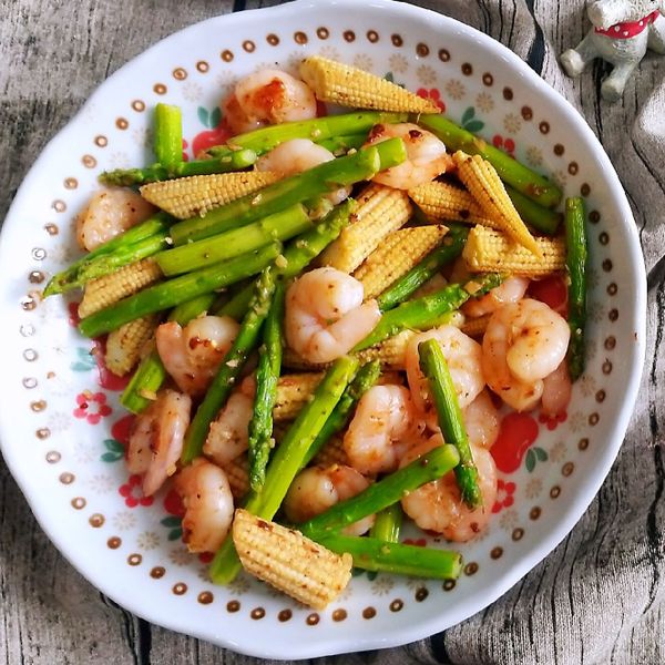 蝦仁炒甜豆---泰山橄欖油 : ivy一起做