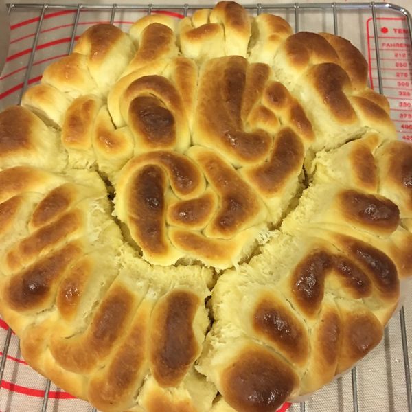 玫瑰奶香餐包 : 徐如一起做