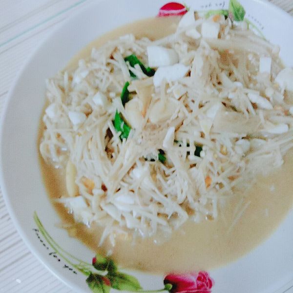 鹹蛋炒金針菇 : 呂佳惠一起做