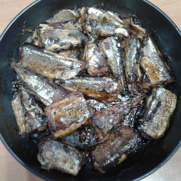 佃煮秋刀魚 : 張育通一起做