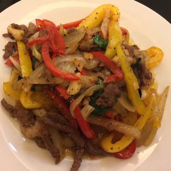 黑胡椒豬柳 : herrera一起做