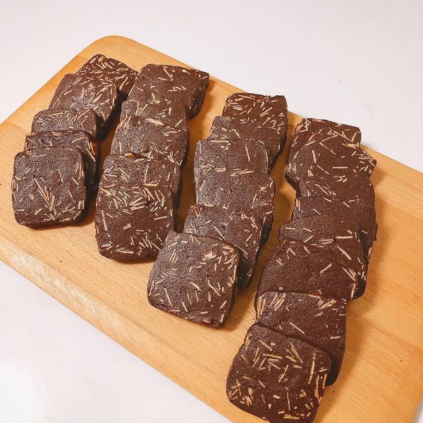 巧克力杏仁餅乾 : 巧一起做