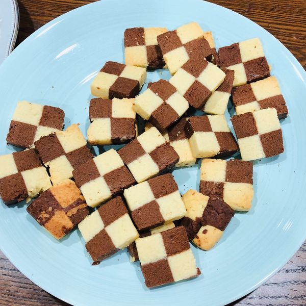 棋格餅乾:洪詩惠 一起做
