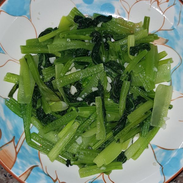 清炒油菜：蕎語 一起做