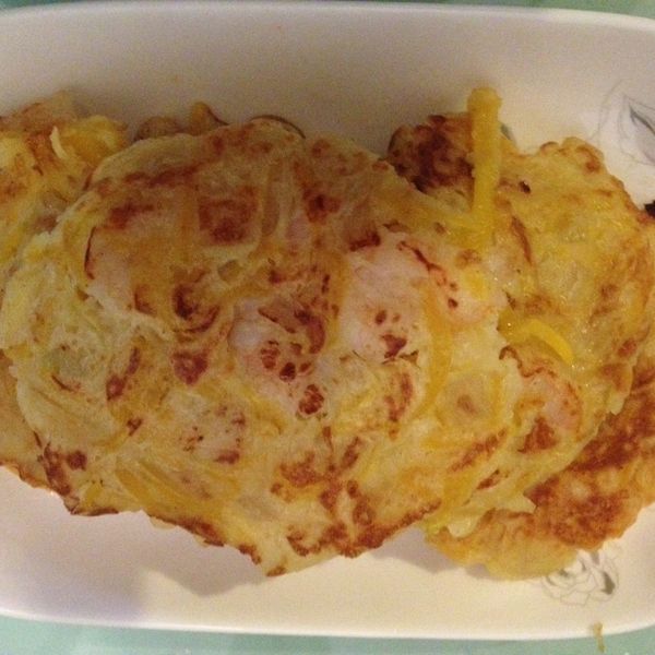 南瓜海鮮煎餅 : 地獄天使一起做