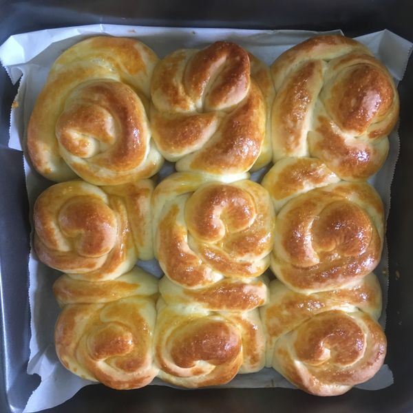 玫瑰奶香餐包 : 廖翊蓁一起做