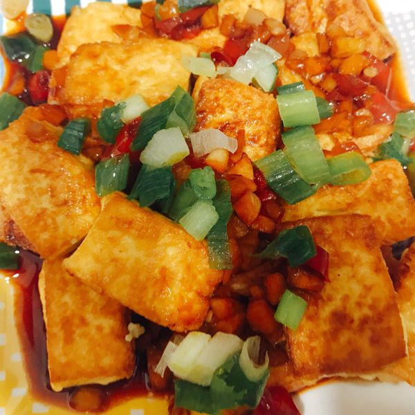 香煎豆腐 : Elaine Tseng一起做