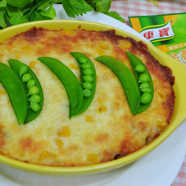 [康寶就是醬美味]素食焗烤白醬義大利麵：洪惠 一起做