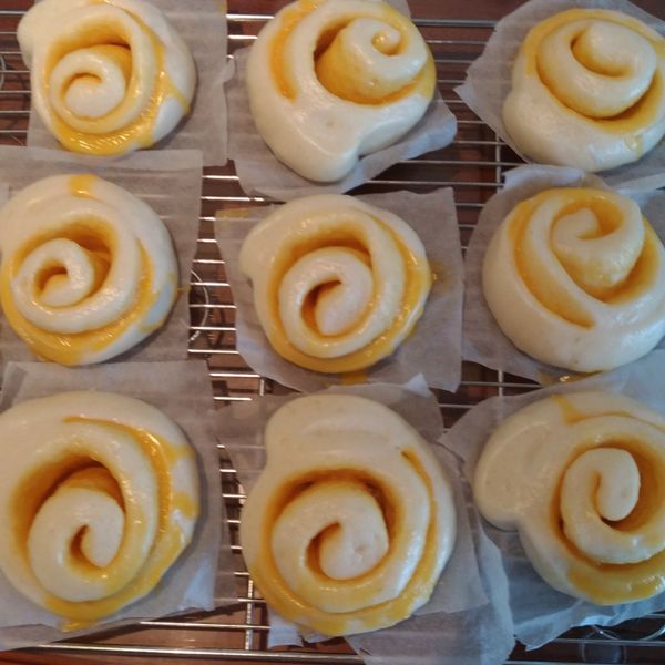 起司鮮奶饅頭 壓麵機 : 嚕嚕米一起做