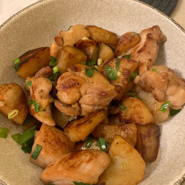 照燒馬鈴薯嫩雞【影片】：東翰 一起做