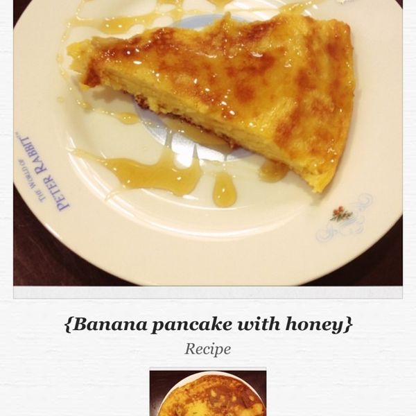蜂蜜香蕉煎餅 : 夏綠蒂太太一起做