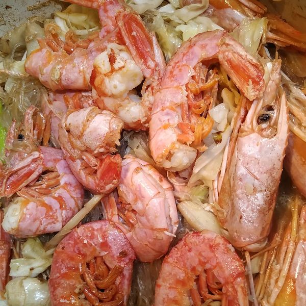 鮮蝦粉絲煲：Marita Huang 一起做