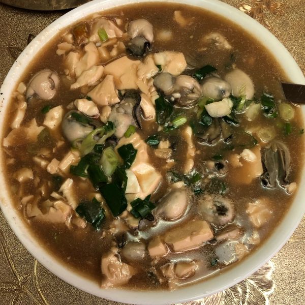 蔥燒鮮蚵豆腐 : 林卉㚬一起做