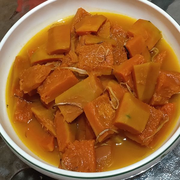 古早味滴煮南瓜 : Peng Wen Shen一起做