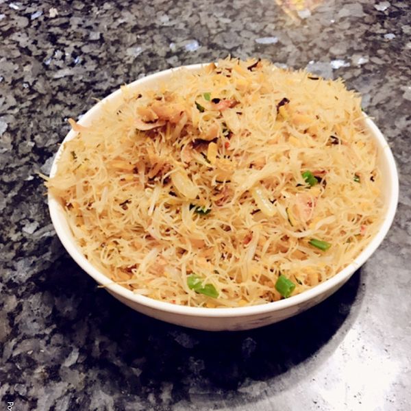 💛金瓜炒米粉💛：漫漫 一起做