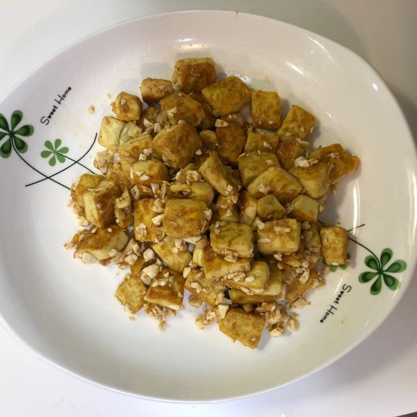 金沙豆腐（五分鐘出家常菜） : HANLIN一起做