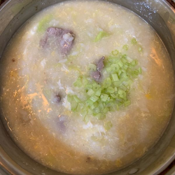 電鍋食譜*雞蛋牛肉粥 : Jessica Lin一起做