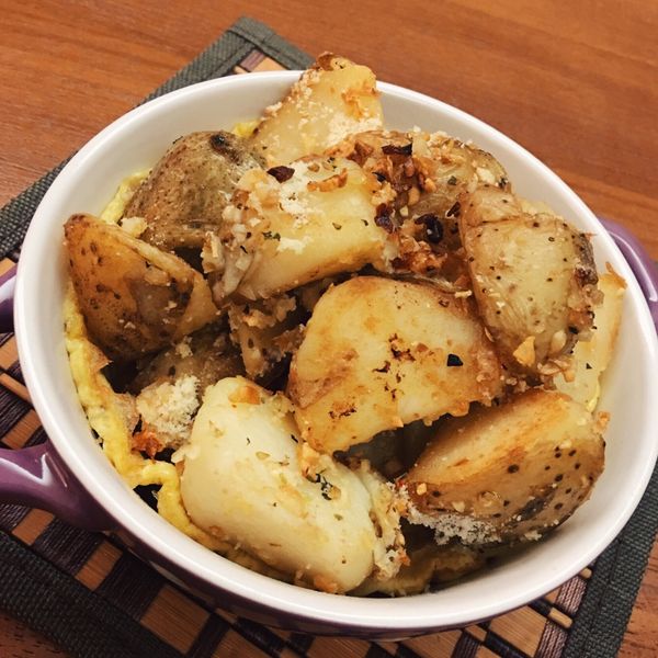 蒜香起司馬鈴薯 : 琪琪一起做