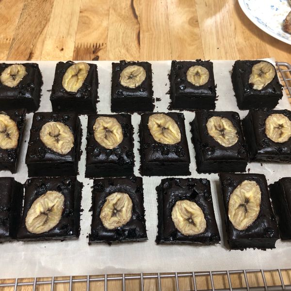 🍌香蕉可可布朗尼🍌：Mia Chen 一起做