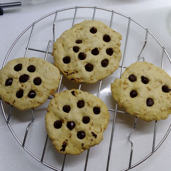 美式燕麥果乾巧克力豆軟餅(雙重口味) : Hy Kuan一起做