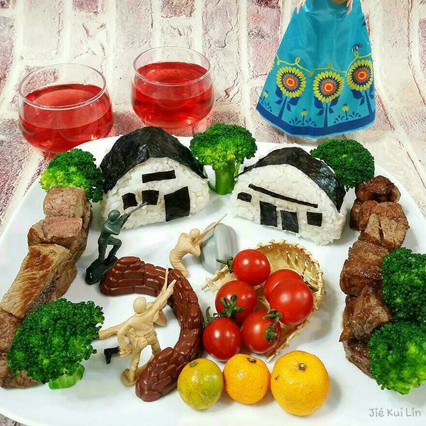 香煎骰子牛：伊的親子早餐日記 一起做