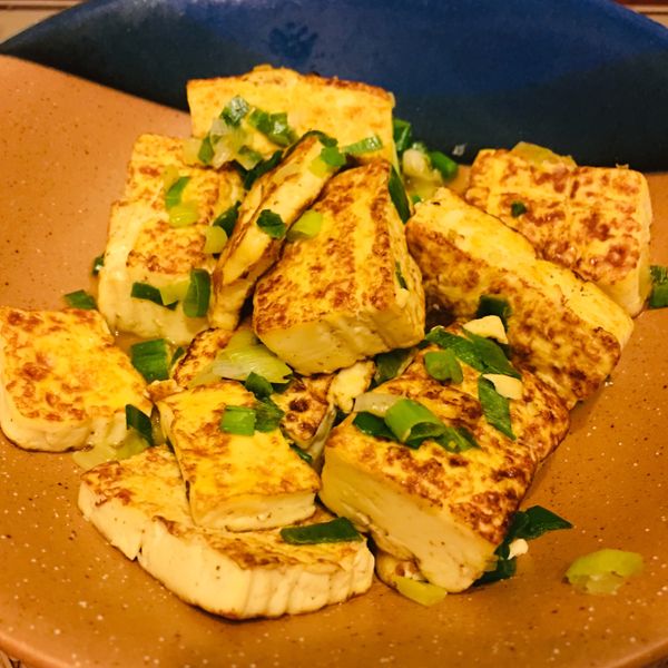 香煎雞蛋豆腐：Laura 一起做