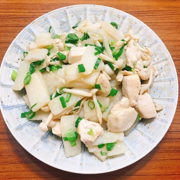 山藥菇茹燒雞 : Sandy Lu一起做