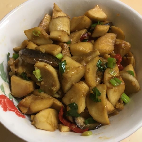 泰式打拋杏鮑雞丁 : Yabe一起做