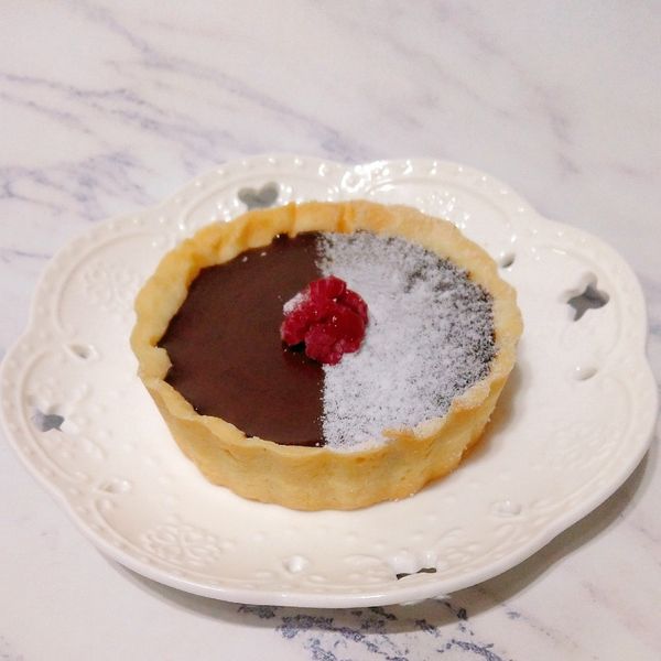 香濃巧克力塔 [免烤箱免打發] : 葉瑀婕一起做