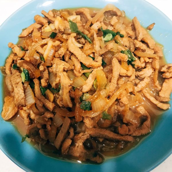 超下飯狠簡單照燒洋蔥炒豬肉片 : Elaine Tseng一起做