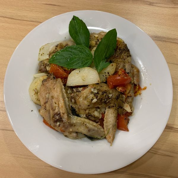 蒜香蕃茄烤小翅腿 : 姚雨廷一起做