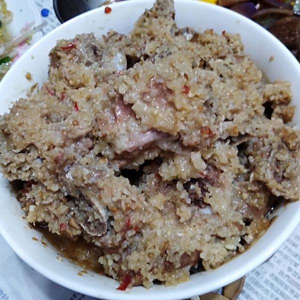 南瓜粉蒸排骨(懶人簡單料理) : 蕾蕾一起做