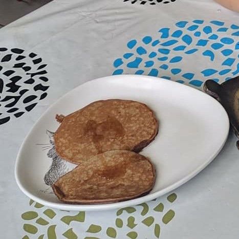 【寶寶食譜】香蕉芝麻鬆餅（無鬆餅粉） : 檸檬貓一起做