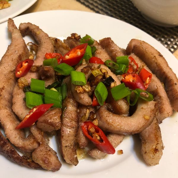 椒鹽松阪豬 : Melrose Wang一起做