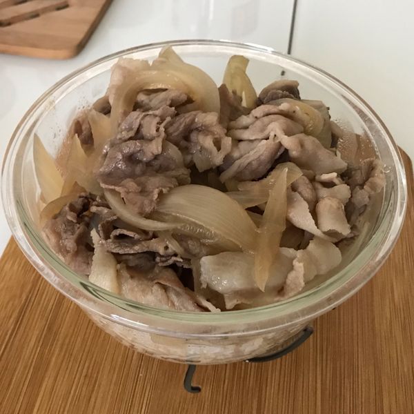 壽喜燒豬肉丼飯 : NN一起做