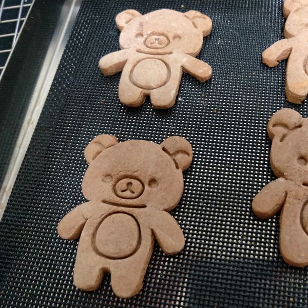 抹茶、可可壓模餅乾 : 綠茶媽一起做