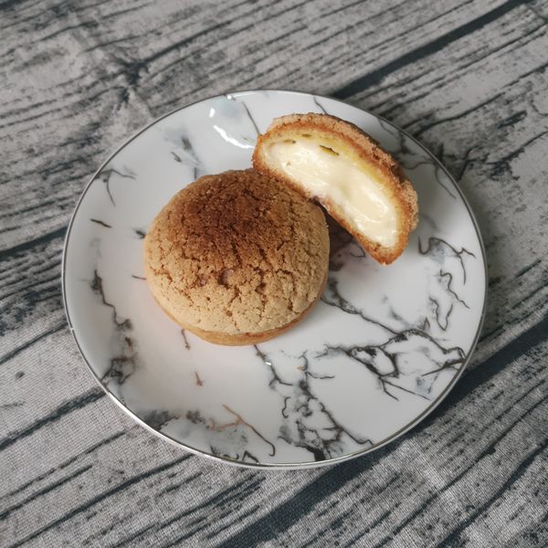 🧡脆皮餅乾卡士達泡芙🧡 (實作影片) : 姐姐的廚房一起做