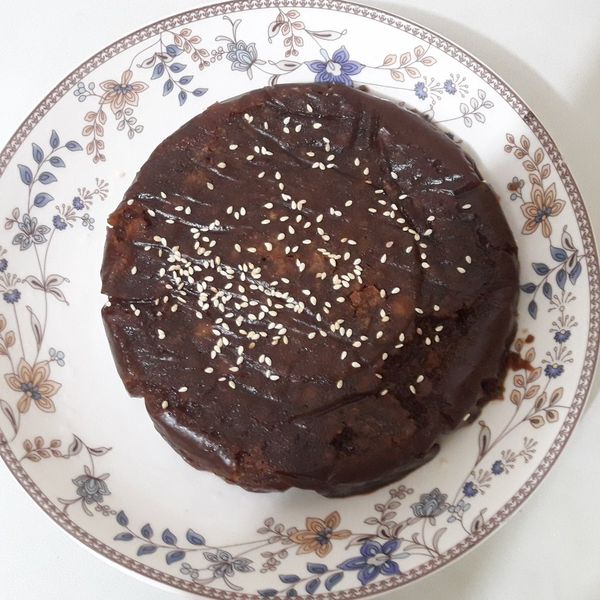 香Q黑糖糕。電鍋版 : 陌上桑一起做