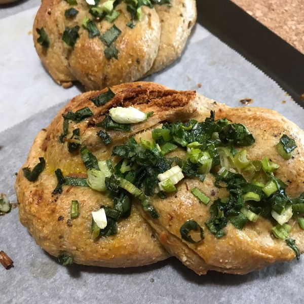 105T 麵包機-香蔥肉鬆麵包❤!!! : FeiWen Chen一起做