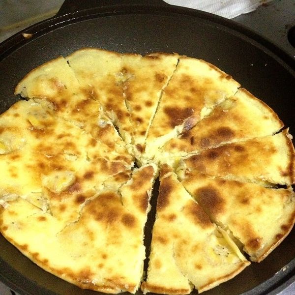 蜂蜜香蕉煎餅 : 王俞一起做