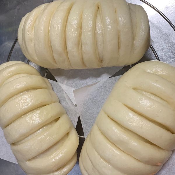 黑糖芋泥饅頭捲:陳詩雯 一起做